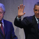 Former President Bill Clinton and President Barack Obama in September
Mehdi Taamallah/AFP/Getty Images